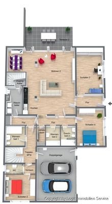 Grundriss Untere Etage _3D