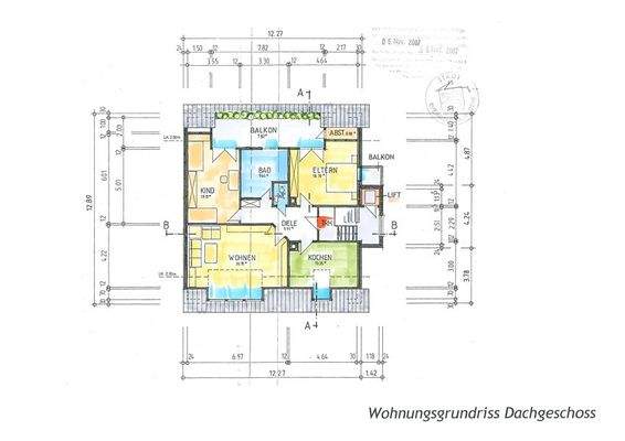 Wohnungsgrundriss DG