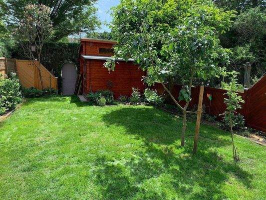 Garten mit Gartenhaus - zum Stadtpark