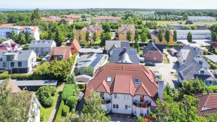 Luftbild mit Blickrichtung Ost