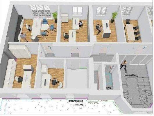 Vogelperspektive von Planungsvariante-2