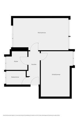 Grundriss einer identischen Wohnung