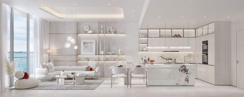 Cotier House by Imtiaz - 1BHK Living and Dining Areas 