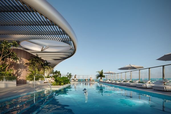 Rooftop Pool, Mercedes-Benz Places Miami, JDS Development Group, by The Boundary