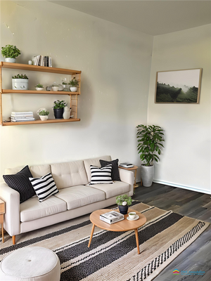 Wohnzimmer - virtually staged