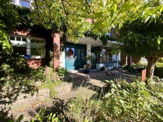 Zugang von der Garage zum Haus