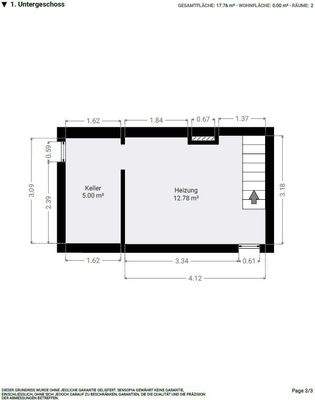 Grundriss Kellergeschoss