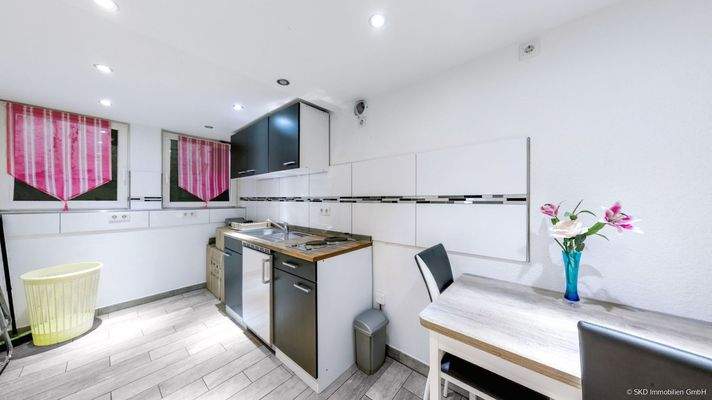 Die Küche im 1. Obergeschoss