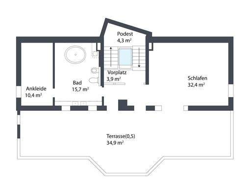 Ebene 2 (3. Obergeschoss)