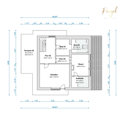 Grundriss - Obergeschoss
