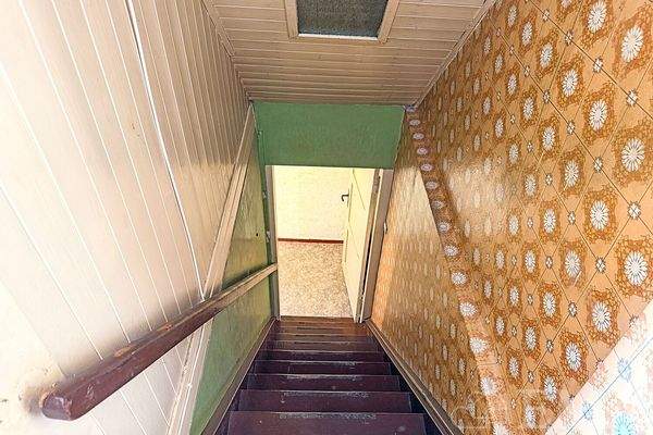 Treppe ins Erdgeschoss