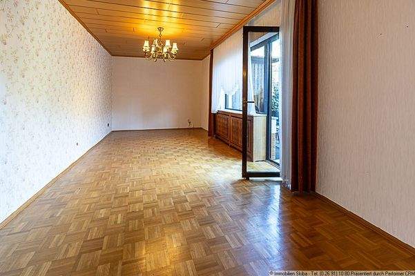 Wohnbereich mit Terrassenzugang