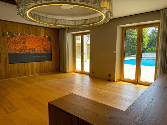 Wohnbereich perfekt eingefasst 