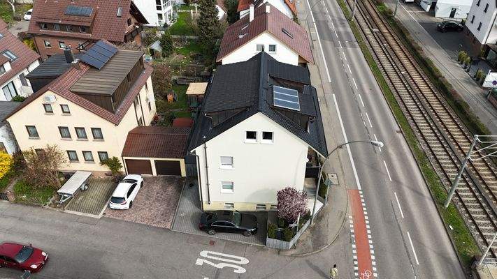 Hausansicht (Vogelperspektive) EG