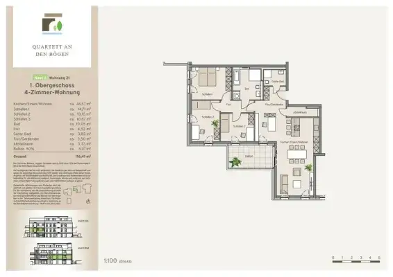 Haus 2 - Wohnung 21 - Kaufpreis 559.900 €