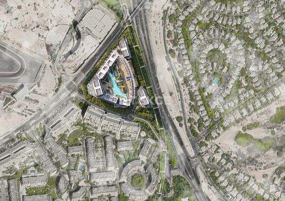 Luxury Apartments in a Residential Complex in Dubai Motor City