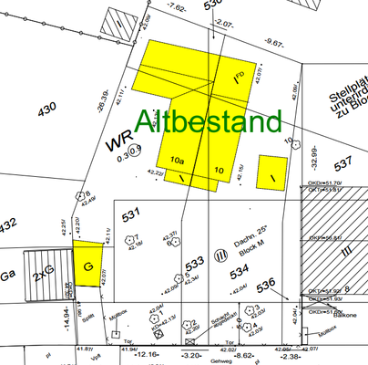 Planung 1 mit Altbestand
