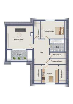 Grundriss Dachgeschoss