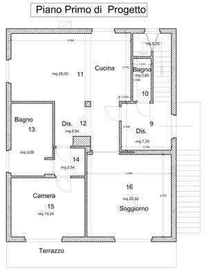 Grundriss erster Stock