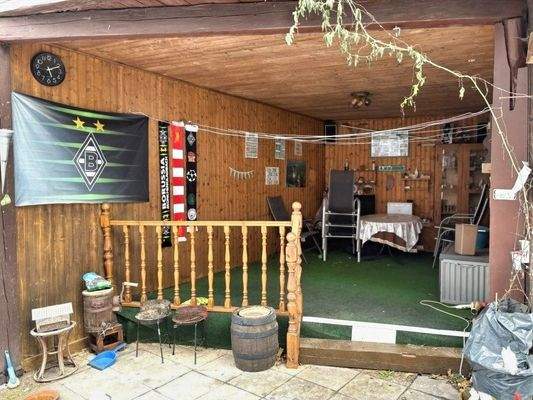 Sitzecke auf dem Hof