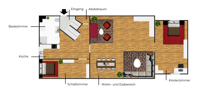 Grundriss Obergeschoss
