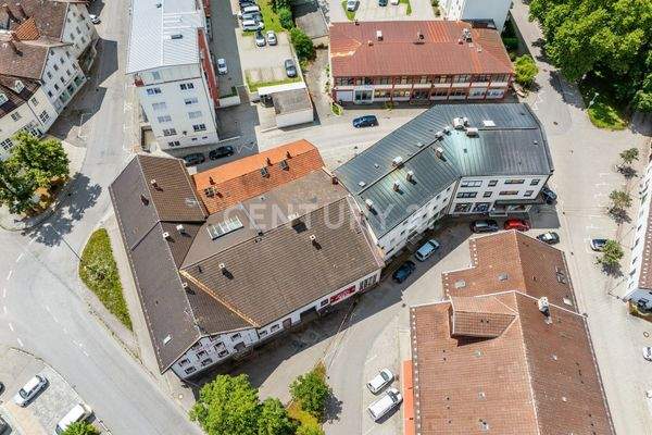 Drohnenaufnahme gesamter Gebäudekomplex Nord