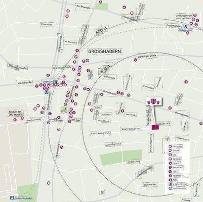 Ortsplan Großhadern