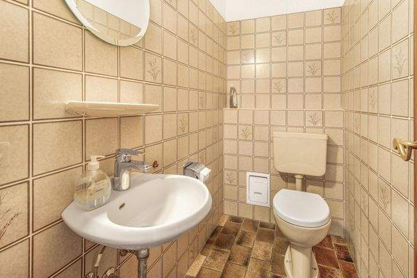 WC im Erdgeschoss
