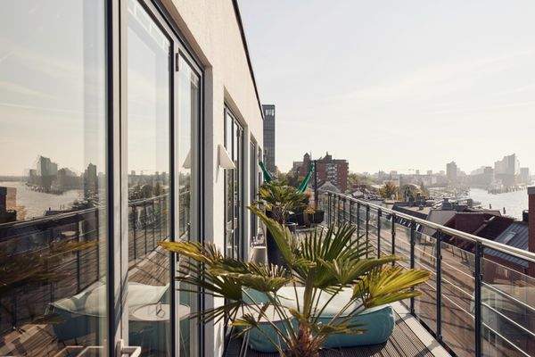 Weitblicke Richtung Innenstadt und Elbphi