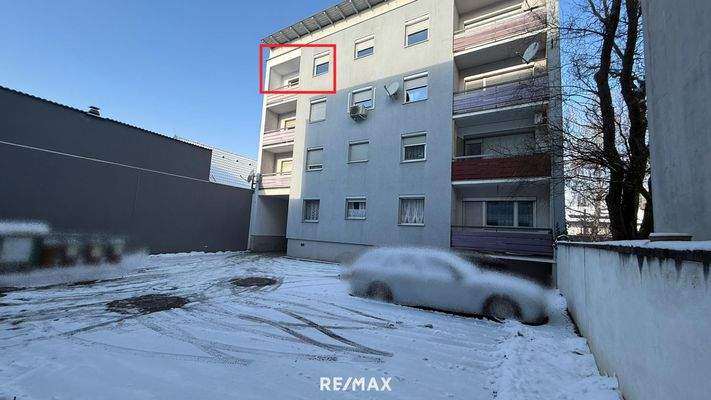 Ostansicht im Innenhof