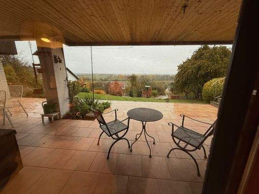 Terrasse mit 60 qm Fläche