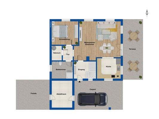 Grundriss - Erdgeschoss