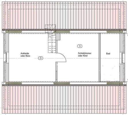Grundriss Spitzboden