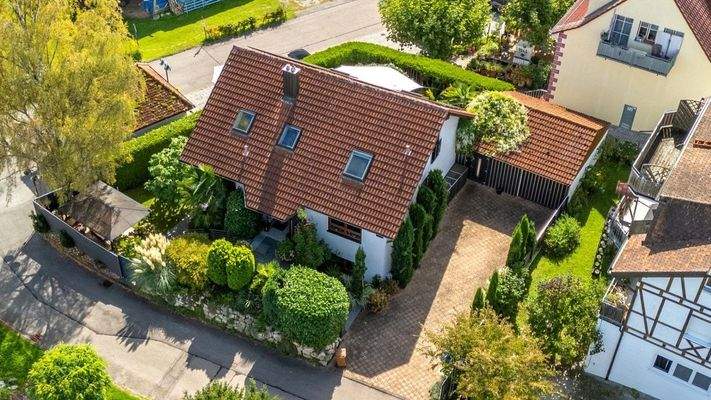 Luftaufnahme Straßenseite