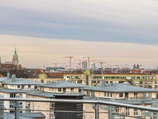 Blick über München.