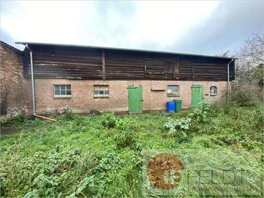 Rückansicht Stallgebäude