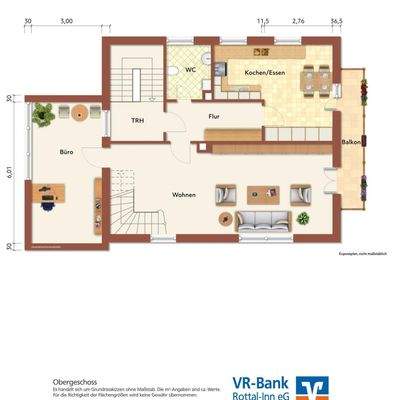 Grundriss Obergeschoss