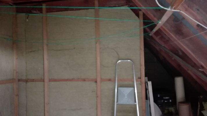 Wärmedämmung Dachboden