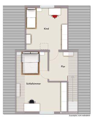 Grundriss Obergeschoss