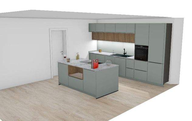Visualisierung Küche 
