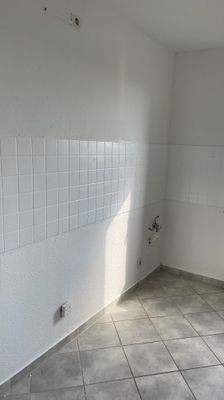 Küche mit Fliesenspiegel