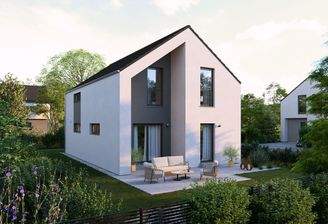 Ansicht Garten Satteldach