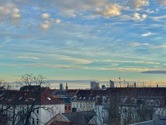Ausblick in die Leipziger Innenstadt