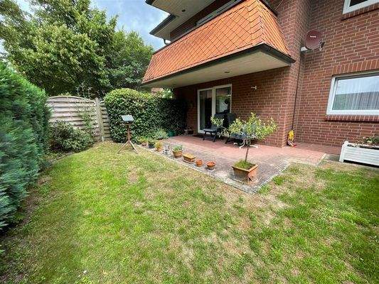 Blick auf die Terrasse