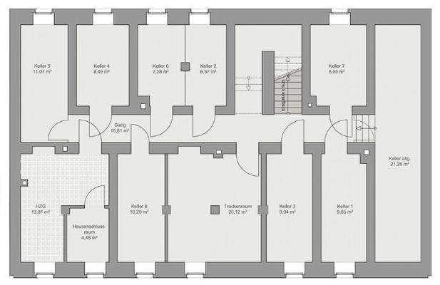 Grundriss Keller