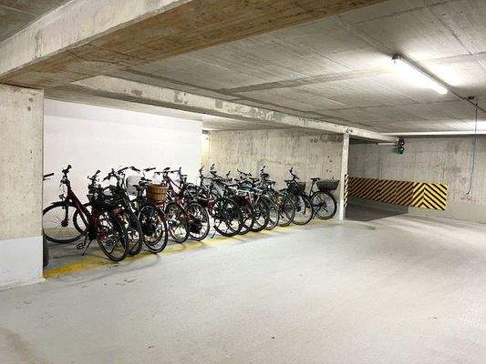 Abstellbereich Fahrräder