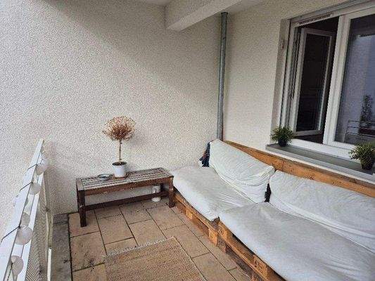 Balkon zur Hofseite