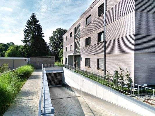 Hauseingang + TG-Abfahrt