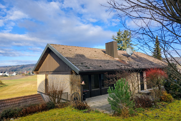 Ansicht Süd/West mit Terrasse