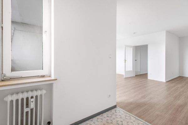 Kochnische und Wohnbereich